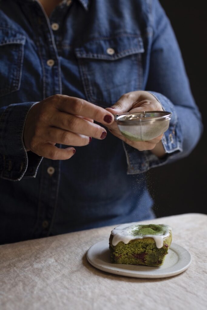 Matcha-Raspberry-Buns