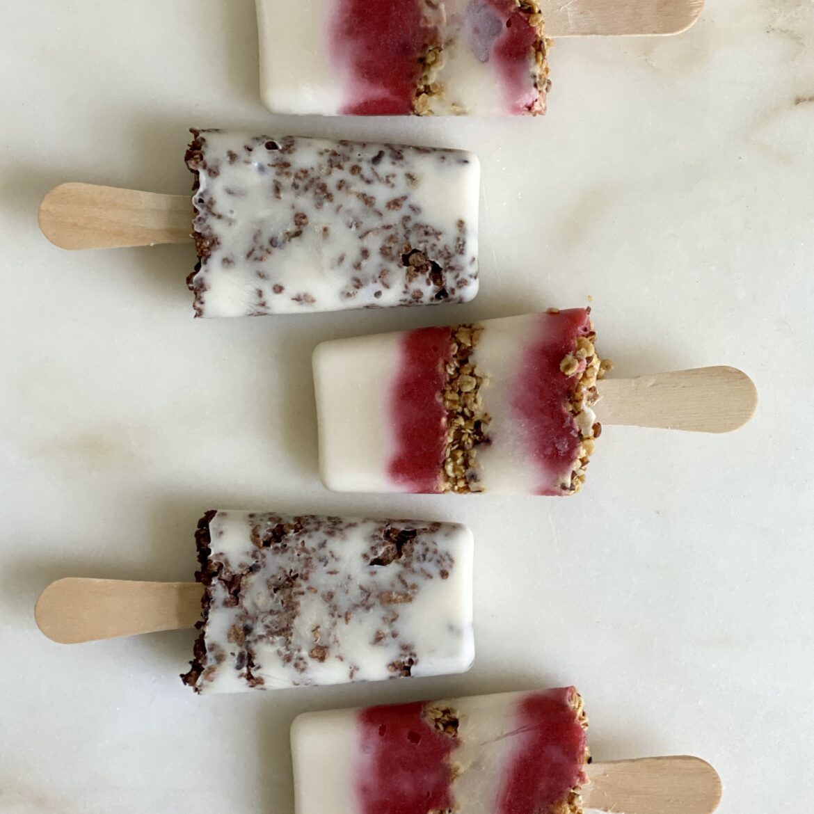 Granola Popsicles