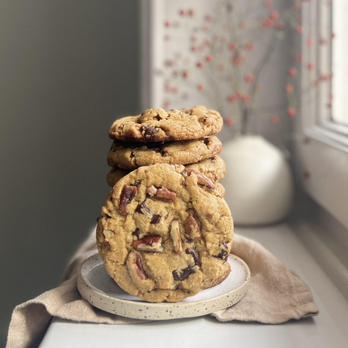 Kuerbis-Pekan-Choc-Chip-Cookie