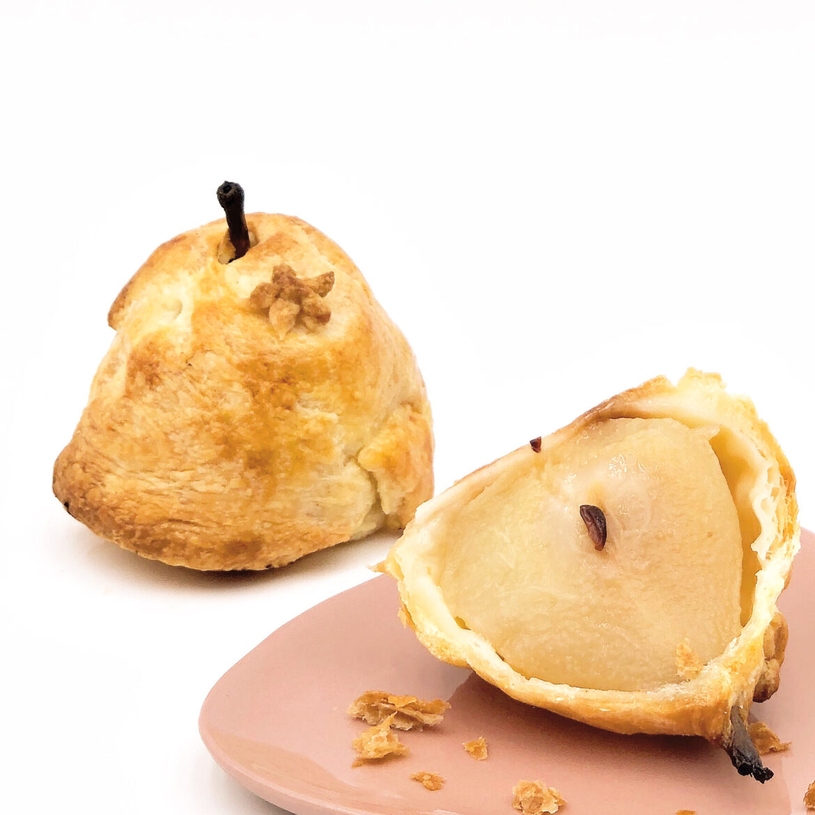 Rezept für Madeira-Birnen in Blätterteig