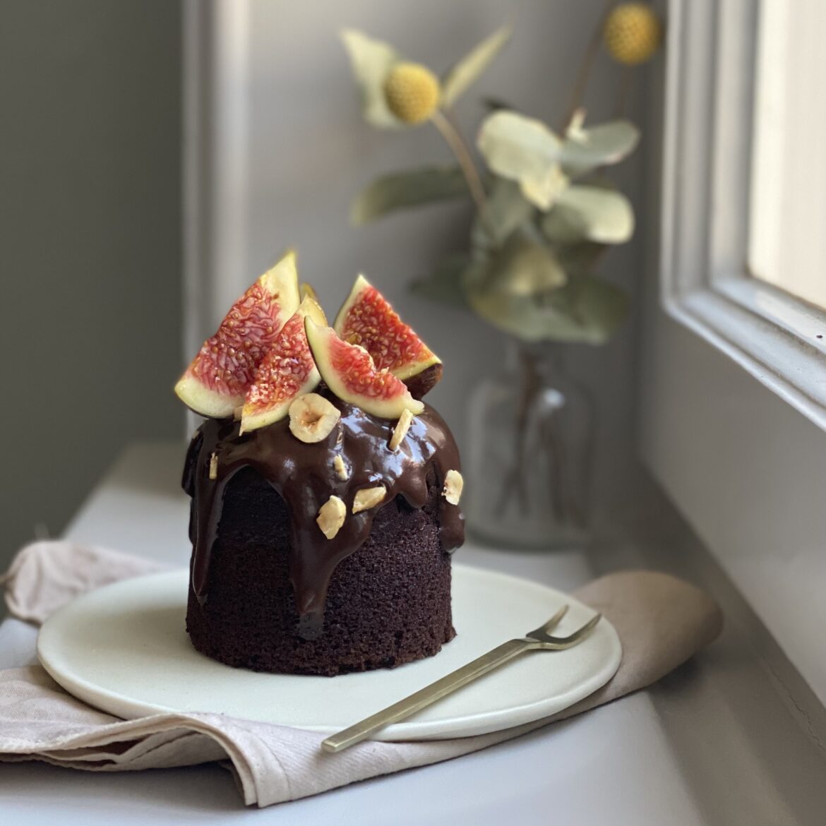 Schokokuchen-Chai-Tee-Ganache