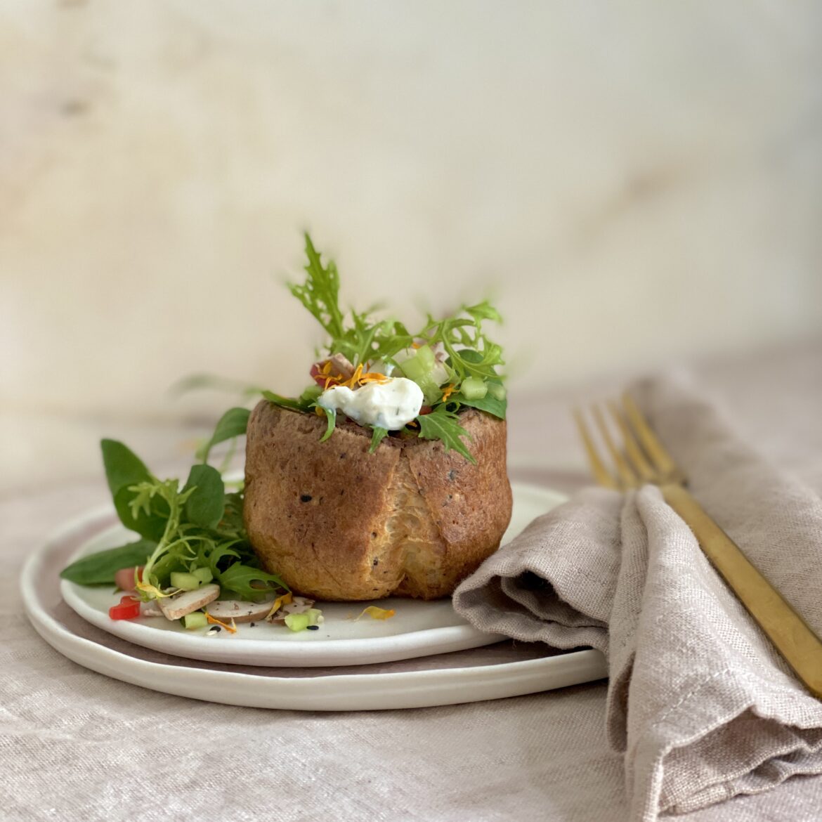 Yorkshire-Pudding-mit-Rauchtee