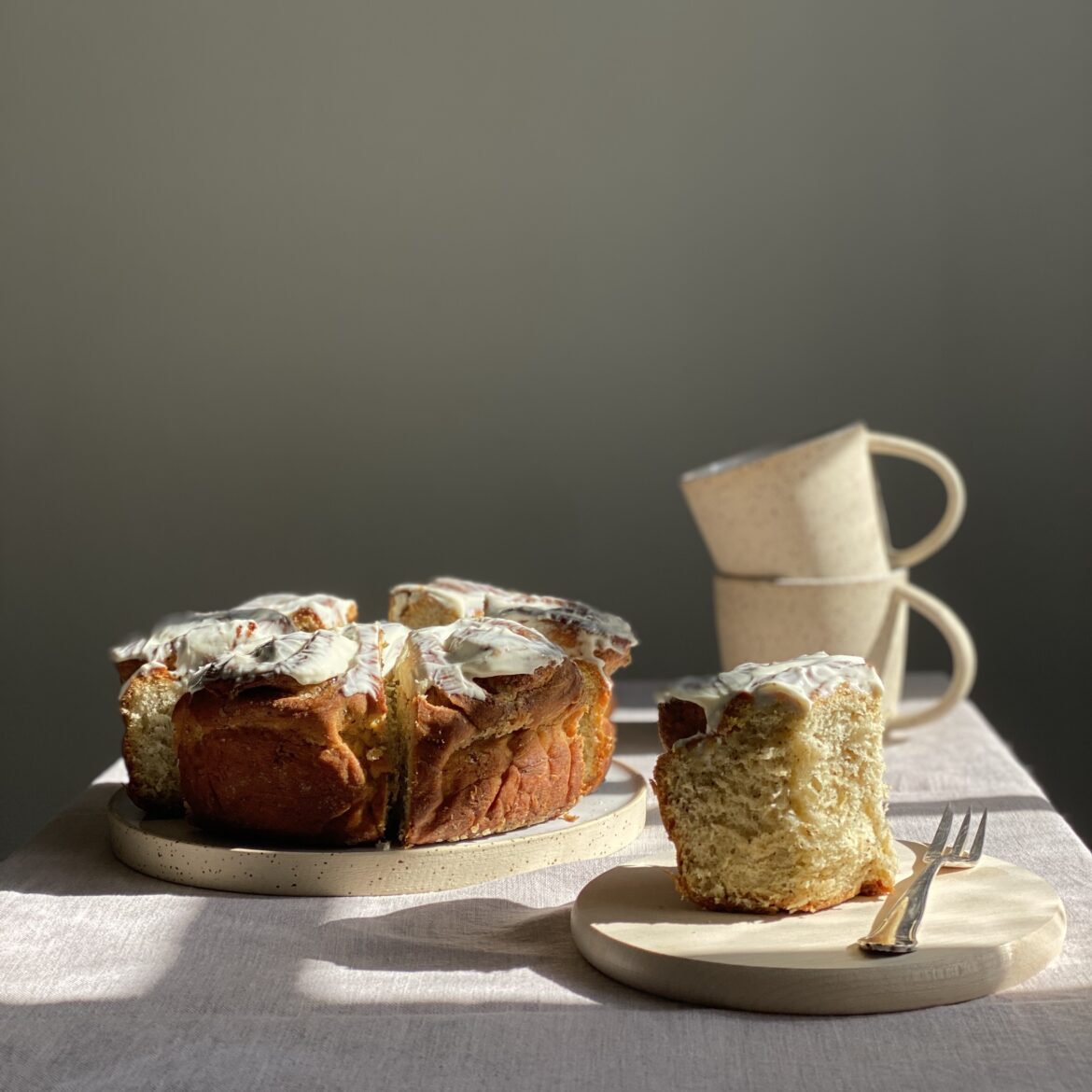Hefeschnecken mit Zitronen-Earl Grey Tee Füllung